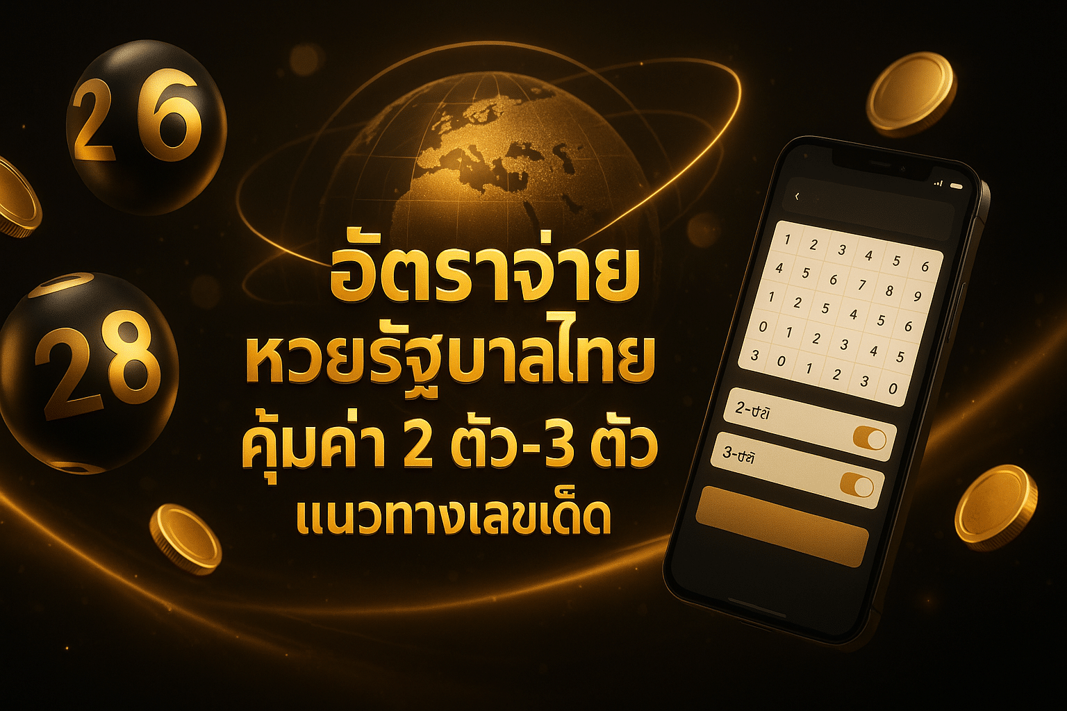อัตราจ่าย หวยรัฐบาล ไทย