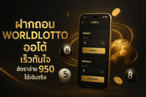 ฝากถอน Worldlotto ออโต้